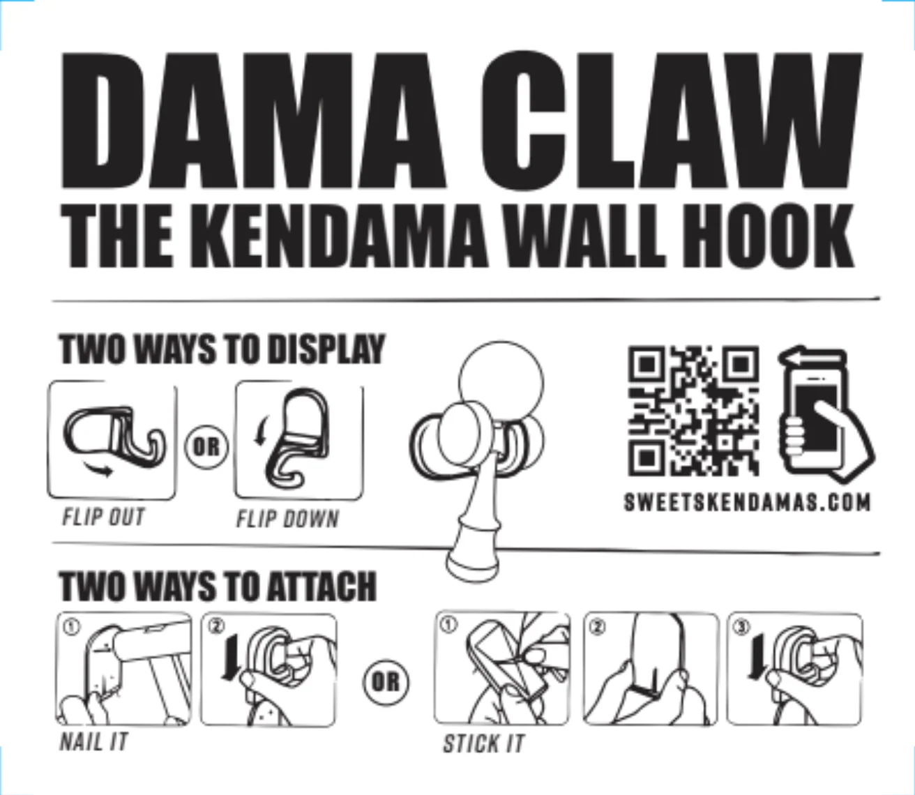 Dama Claw - The Kendama Wall Hook - GLOBAL 🌐 - Image 3