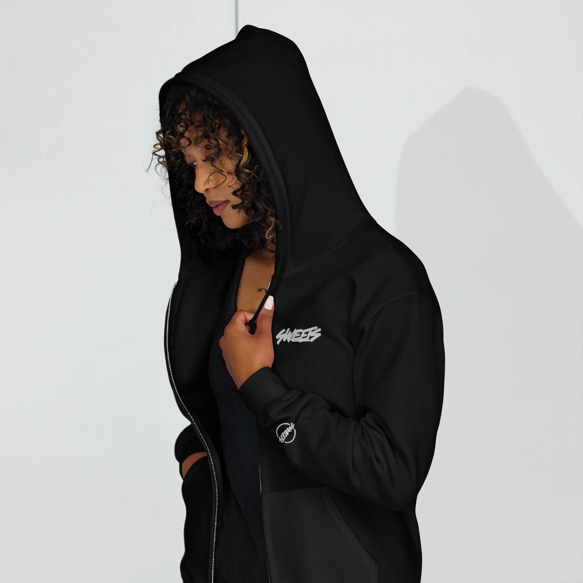 SWEETS embroidered zip hoodie - Image 6