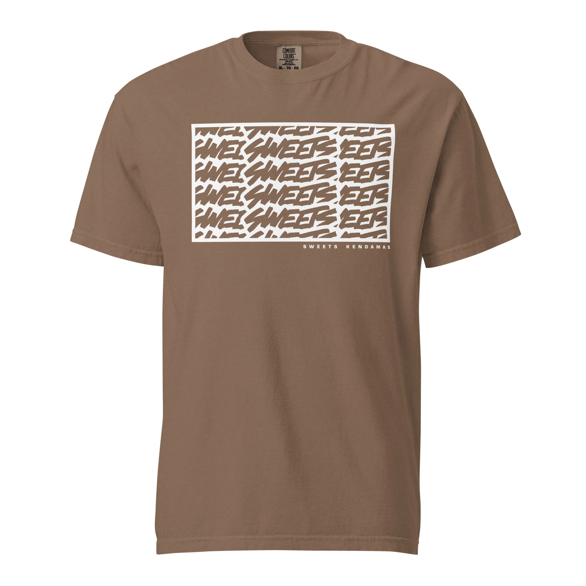 SWEETS box pattern Comfort Colors t-shirt - Image 3